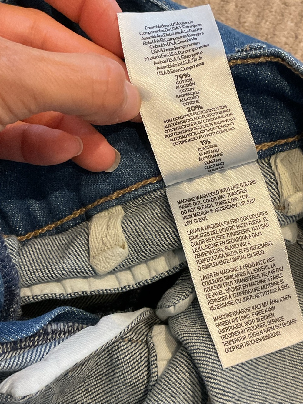 MOTHER jeans womens stashed hustler roller sneak nwt 23 denim 70s zip fly pocket - Picture 10 of 14